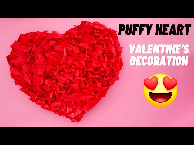 DIY It - Crepe Paper Heart Decorations - A Kailo Chic Life