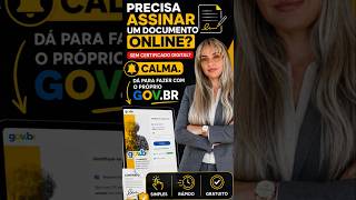 Como Fazer Assinatura Digital pelo Gov.br? Passo a Passo Completo #govbr #assinaturadigital