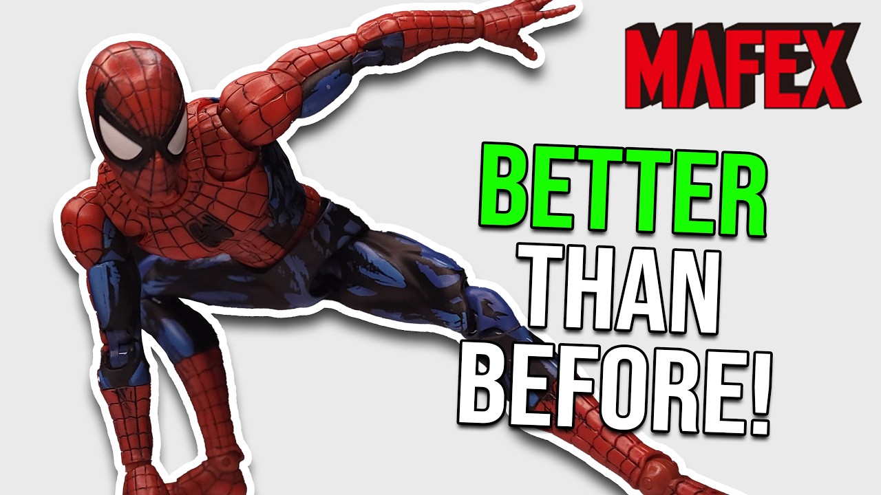MAFEX SPIDER-MAN（COMIC Ver.）494⑦ Mafex SPIDER-MAN (Comic Paint Ver.) Action Figure Review! - YouTube