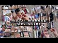 MASSIVE MAKEUP DECLUTTER: Reorganizing My Entire Makeup Collection