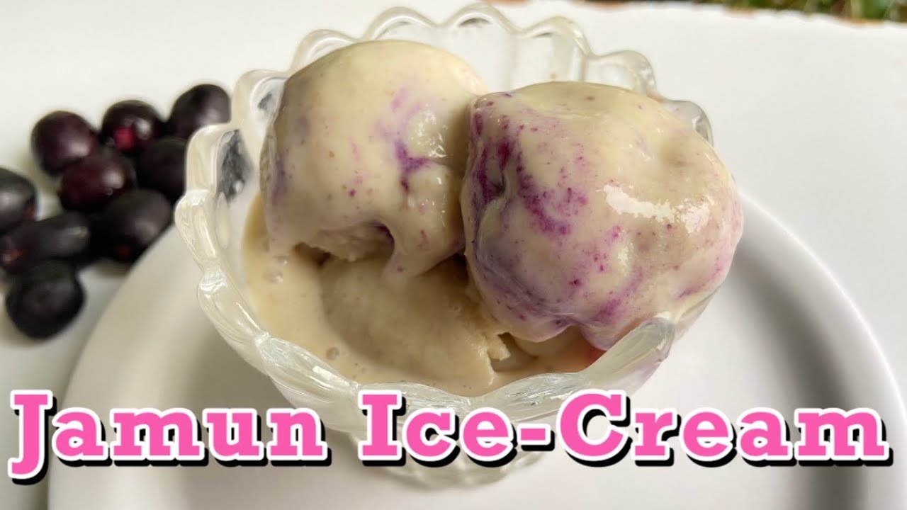 Jamun IceCream Java Plum Icecream YouTube
