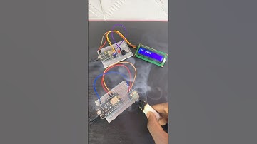 WIRELESS smoke detector with ESP8266 using MQ-135 #electronics #technology