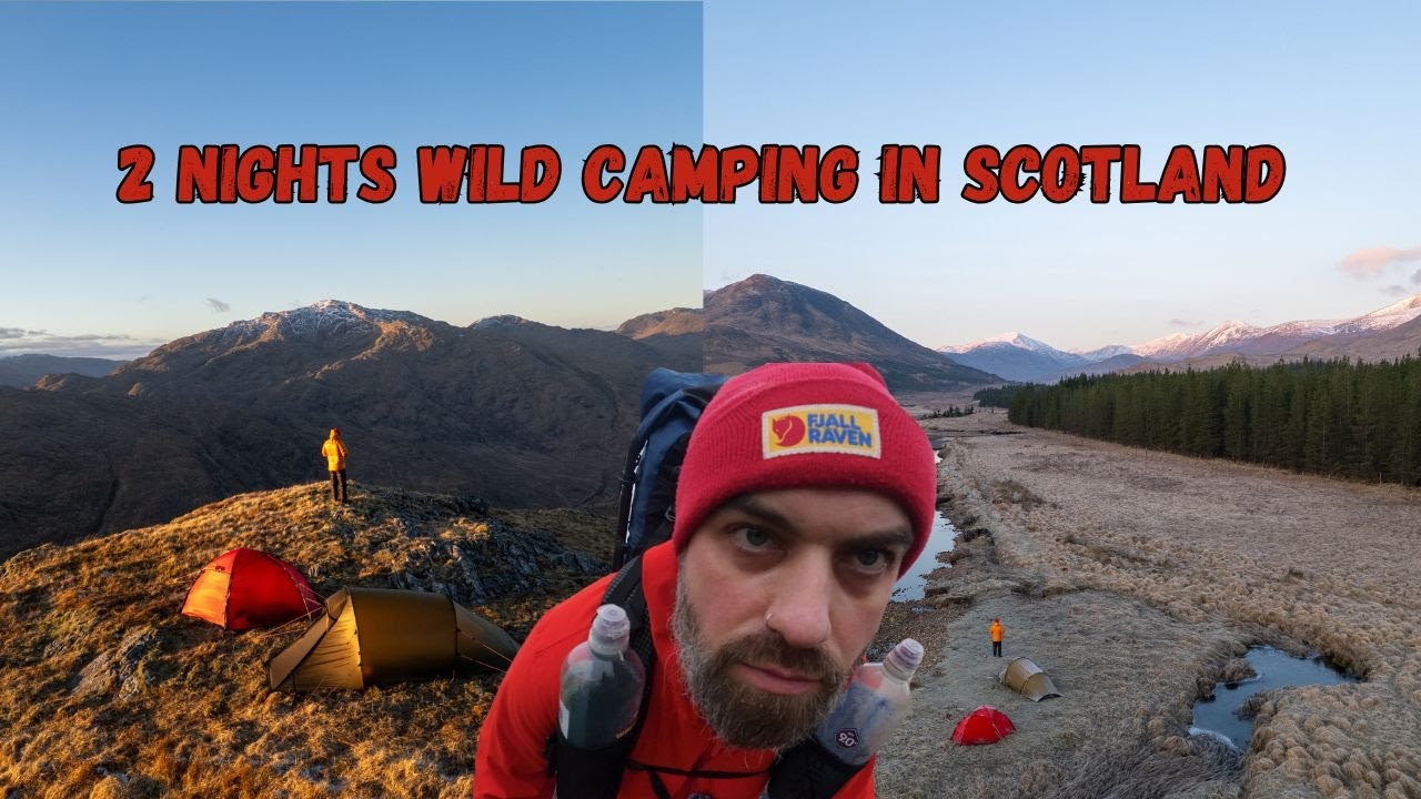 2 ночи в диком кемпинге в Шотландии
