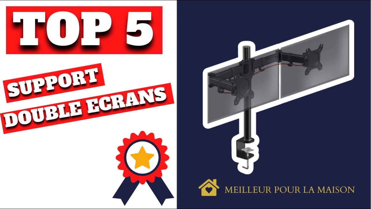 TOP 5 : Meilleur Support Double Écran PC 2023 