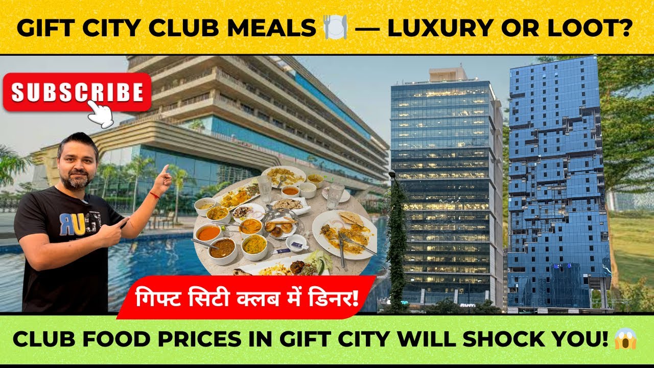 GIFT CITY Club Meals — Luxury or Loot? Club Food Prices in GIFT CITY Will Shock You! 😱