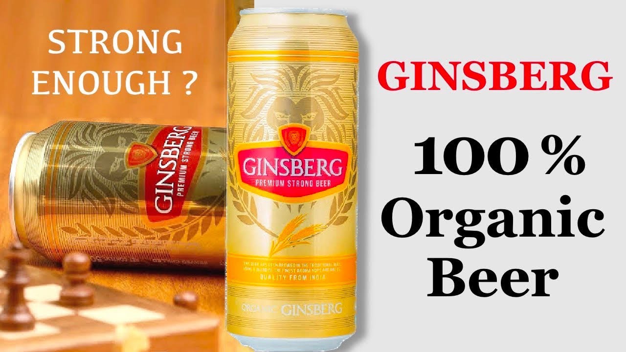 Ginsberg 100 Organic Beer Strong Beer Review Organic Beer of India