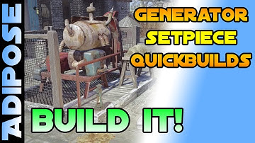 Fallout 4 - Generator Set-piece Quickbuilds - BUILD IT! #2