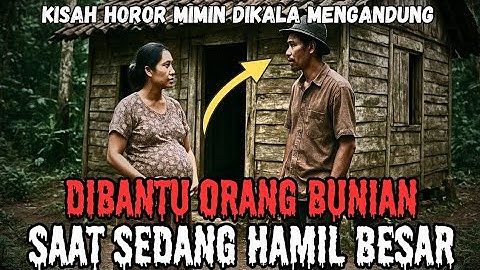 DIBANTU ORANG BUNIAN SAAT HAMIL BESAR‼️KISAH CERITA HOROR MISTERI‼️