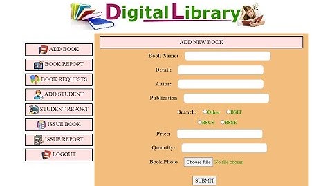 Library Management System Web Project with Source Code using PHP, HTML, CSS JavaScript | Web Project
