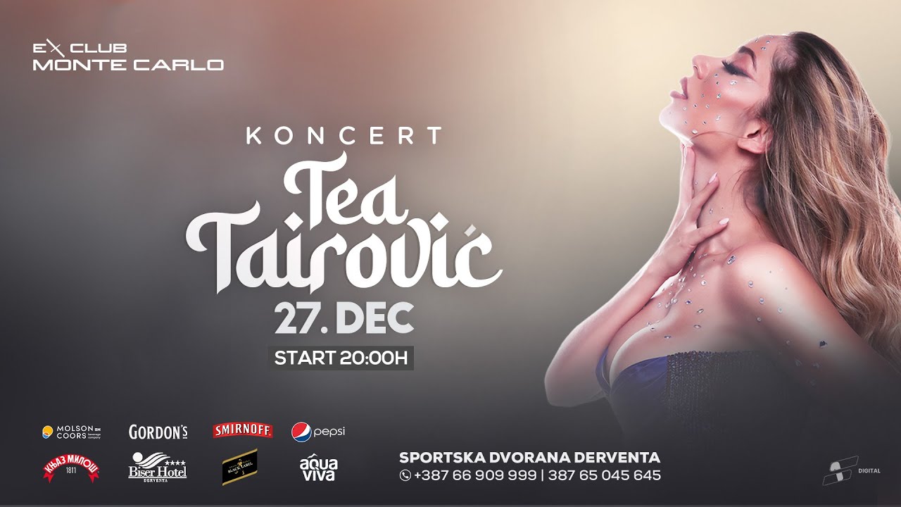Najava koncerta - Tea Tairovic