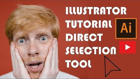 Adobe illustrator tutorial for beginners | direct selection tool illustrator | Design with Anees