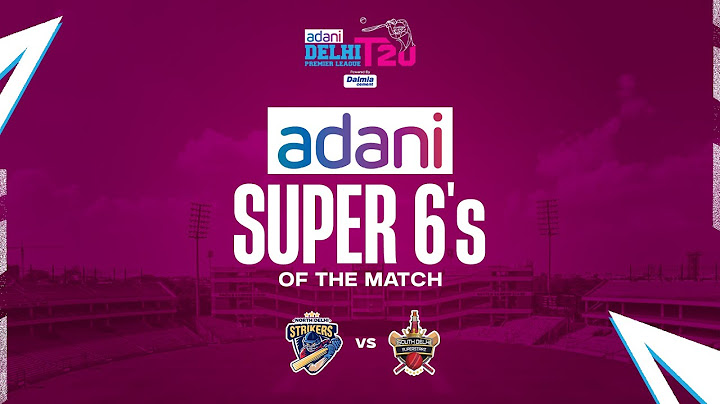 Women's Final | Adani Super 6s | North Delhi Strikers vs South Delhi Superstarz | Adani DPLT20
