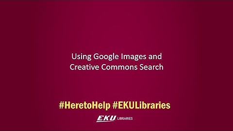 Image Searching using Google and Creative Commons