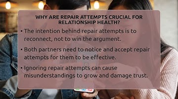 Why Are Repair Attempts Crucial For Relationship Health? - Your Online Dating Guru