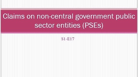 Capital requirement for PSE & MDB under STD approach