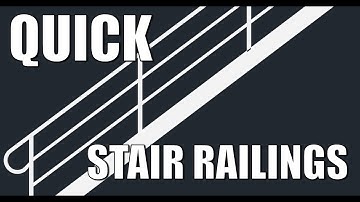 Easy Stair and Railing Tutorial for AutoCAD