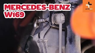 Sådan udskifter du stabilisatorstag foran på MERCEDES-BENZ A W169 GUIDE | AUTODOC