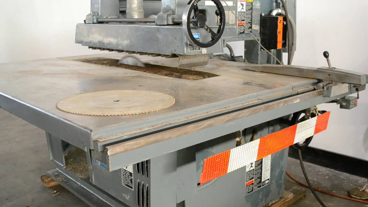 Diehl SL 52 Straight Line Rip Saw YouTube
