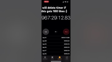 will delete timer if it gets 100 likes #memes