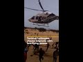 Tunisian helicopter &#39;buzzes’ migrants with low-flying passes | AJ #shorts