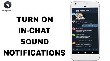 How To Enable In-chat Sound Notifications On Telegram X App