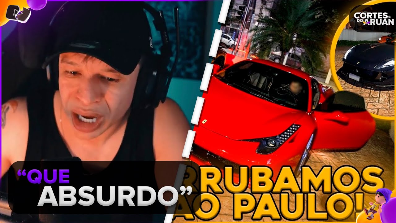 ARUAN REAGE: TENTANDO SER EXPULSO DE SÃO PAULO * LAMBORGHINI AVENTADOR SVJ-FERRARI 458 E 812 *