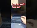 Laptop won't turn on? Here is a fix. #laptop #shorts #tipsandtricks#mithileshonlineclasses