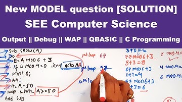 SEE Class 10 Computer Science Model question SOLUTION || Part B || Readersnepal