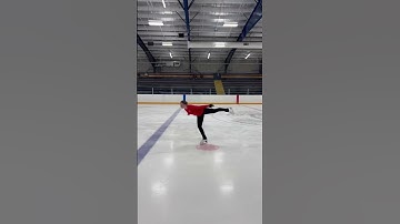 Flying camel progress!! #iceskating #aesthetic #figureskating