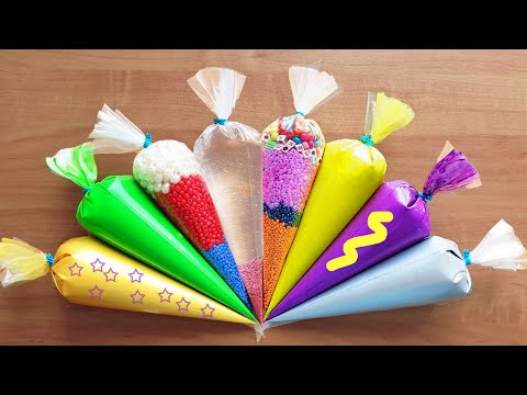 Making Crunchy Slime with Piping Bags | Slime Amis