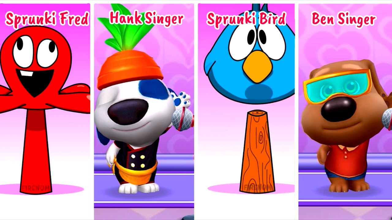 Who Will Prevail: Sprunki Fred Pocoyo Sprunki Bird Pocoyo Vs Hank Ben Singer ? 🤓 | 😎 Mega Battle #70