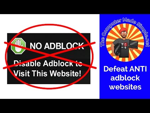 How to view ANTI adblock websites - QUICK TIPS