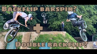 Dirtpark Neubeuern || Double Backflip & Backflip Barspin? || Insane Session mit @bodieterrill