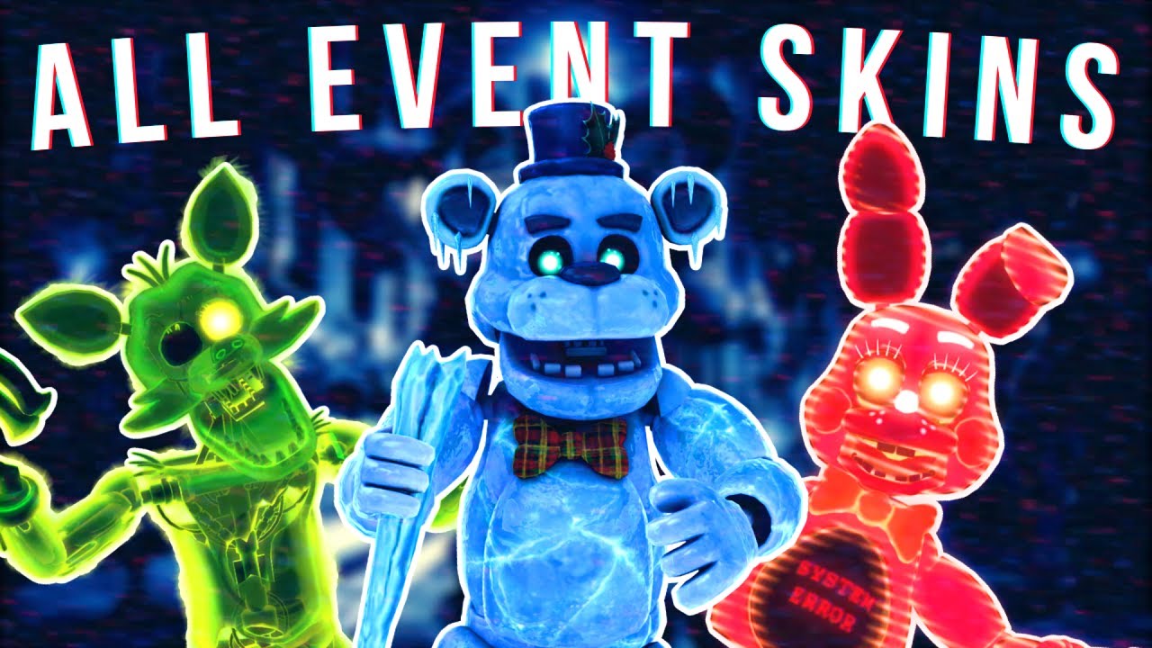 pix Fnaf Ar All Characters And Skins fnaf ar all event skins showcase plush suits