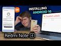 Installing Android 16 On The Xiaomi Redmi Note 4 Custom ROM 