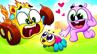 Itsy Bitsy Spider And Police Car Kids Songs And Nursery Rhymes By Baby Cars