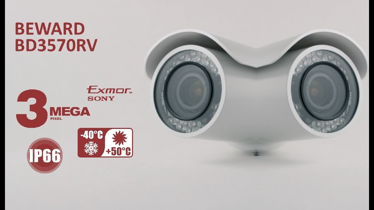 Обзор 3Мп уличной IP-камеры BEWARD BD3570RV, варифокальный объектив ...