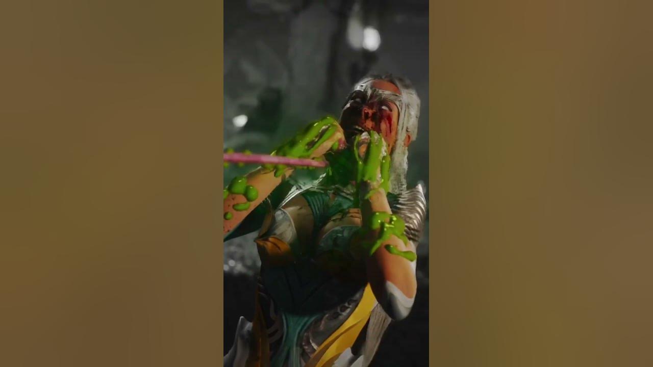 Mortal Kombat 1 reptile second fatality - YouTube