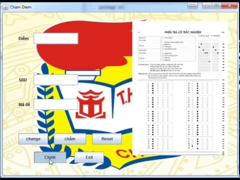 Video Chấm điểm trắc nghiệm - youtube
