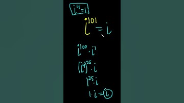 Evaluate i^(101) Complex Numbers #shorts