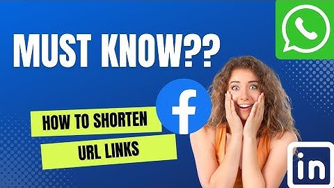 How to shorten links(URL), step by step guide...