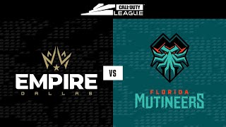 Group Stage | Dallas Empire vs Florida Mutineers | Toronto Ultra Home Series | Day 1