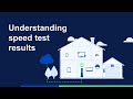 Understanding internet speed test results
