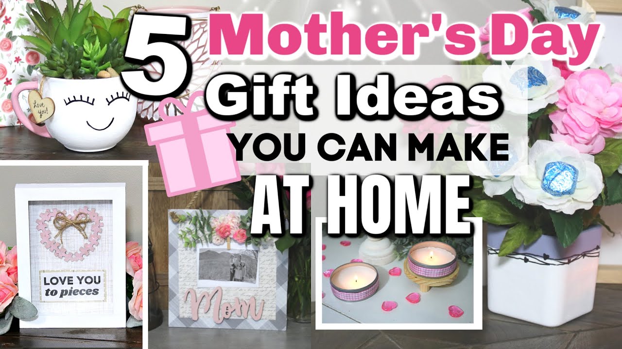 DIY Gifts for Mom in 15 Minutes or Less - For Mother's Day or Christmas!