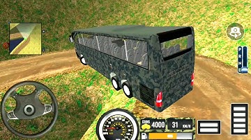 Army Bus Uphill Driving Simulator | Real Military Coach Simulator Android Gameplay