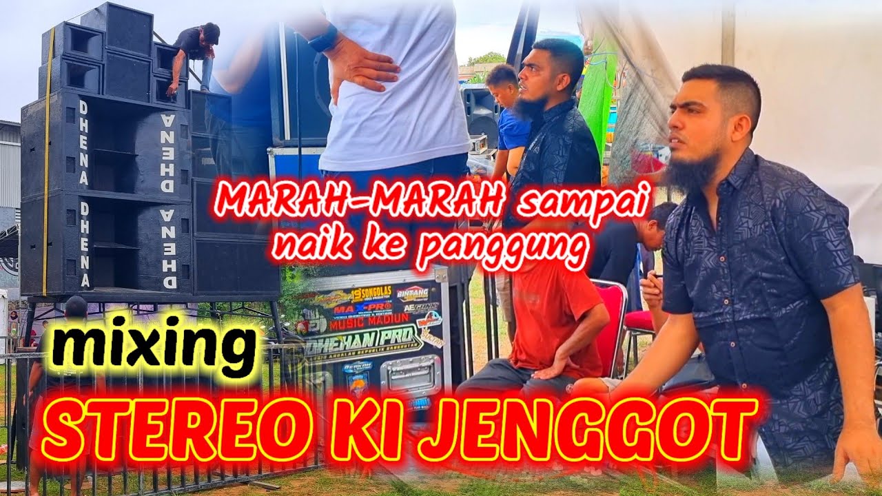 STEREO‼️CAK ARI JENGGOT MARAH-MARAH DAN NAIK KE PANGGUNG SAAT PERSIAPAN CEK SOUND