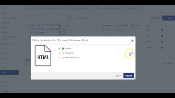 Canvas - Manage Student Access to Assignment Files