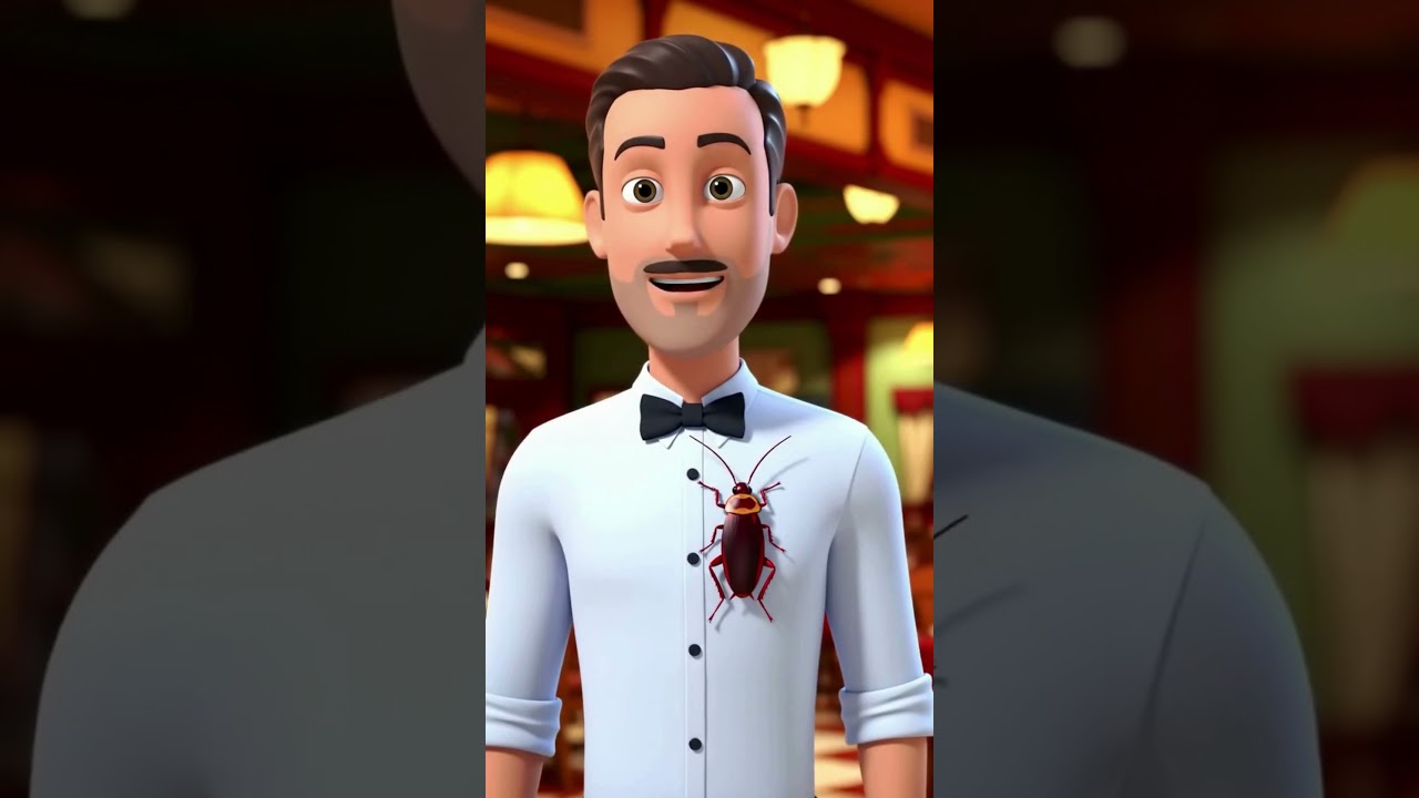 कॉकरोच और होटल की अफरातफरी 🪳🏨