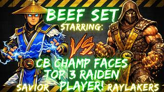 BEEF SET ft. Raylakers vs Savior | CB CHAMP FACES TOP 3 RAIDEN PLAYER!!! 🎤👀🔥😱