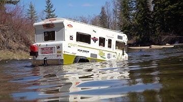 Family Camper Goes too Deep - "Indian" Winnebago Tonka Truck Conversion | RC ADVENTURES
